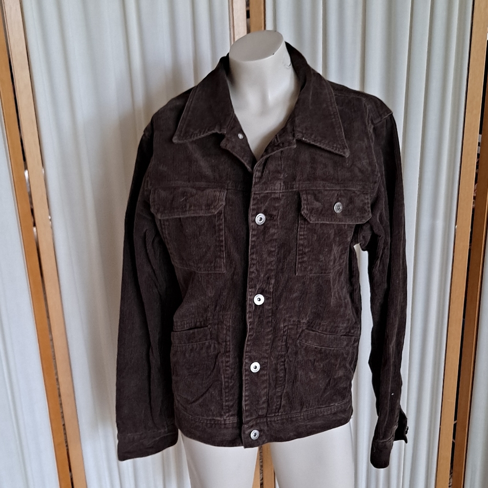 Aeropastle Brown Corduroy Jean Jacket